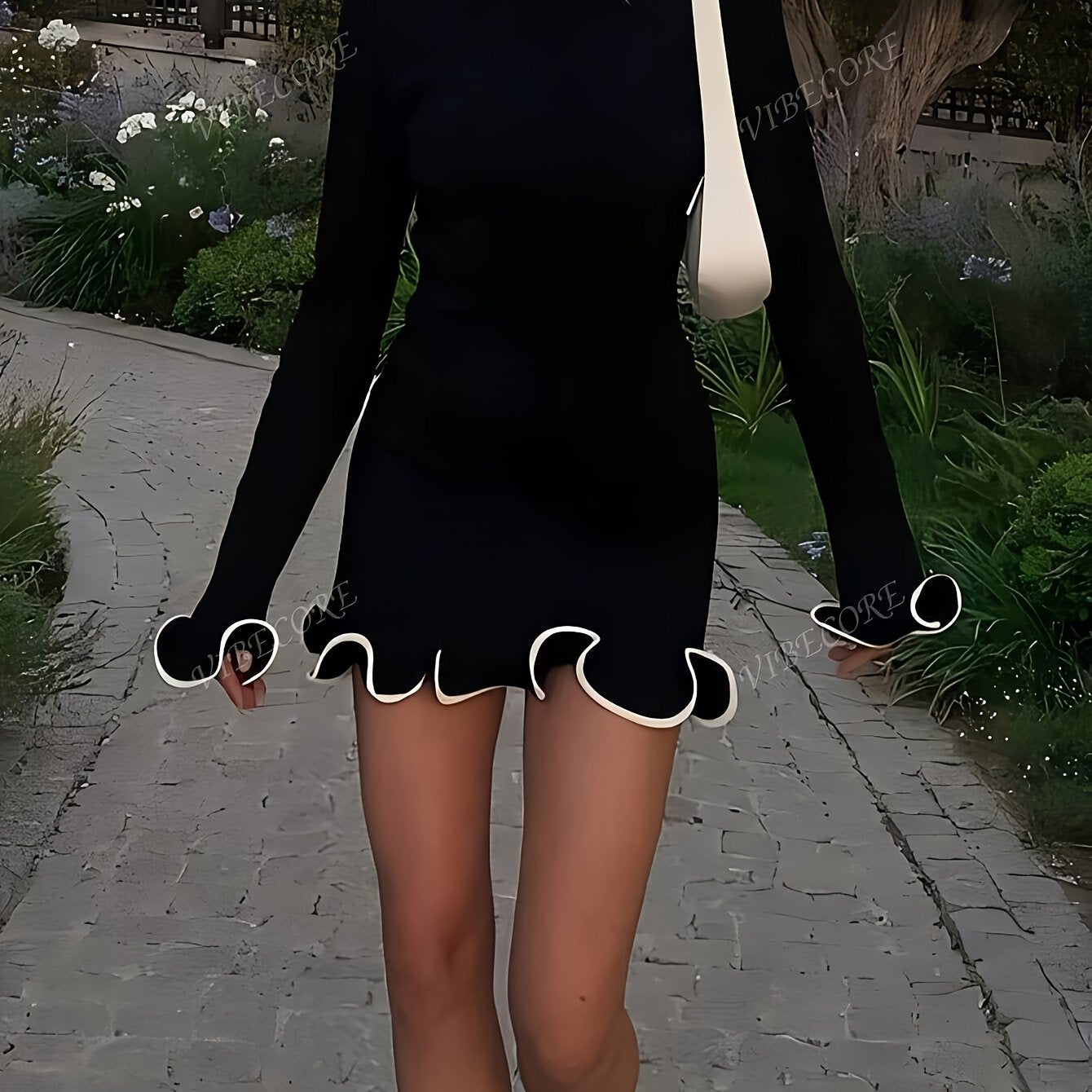 Short black dress